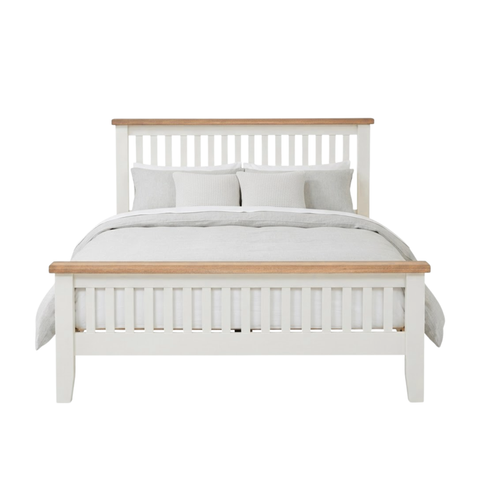 GIƯỜNG NGỦ CHICAGO MÀU TRẮNG QUEEN SIZE
