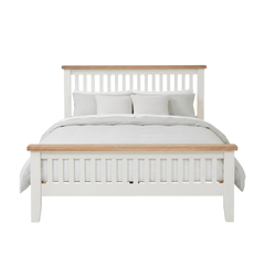 GIƯỜNG NGỦ CHICAGO MÀU TRẮNG QUEEN SIZE
