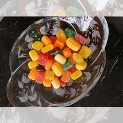 ĐĨA PHA LÊ BỐN MÚI MÀI DÂU 33CM