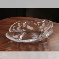 ĐĨA PHA LÊ BỐN MÚI MÀI DÂU 33CM