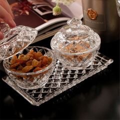 ĐĨA PHA LÊ 19CM CRYSTAL