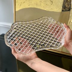 ĐĨA PHA LÊ DIAMOND CUT 30.5CM