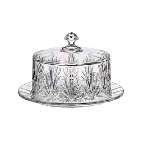 ĐĨA PHA LÊ TULIP CÓ NẮP 23CM