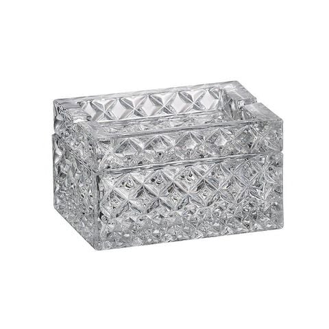 GẠT TÀN PHA LÊ KÈM HỘP ĐỰNG THUỐC LÁ 2 NGĂN 12CM