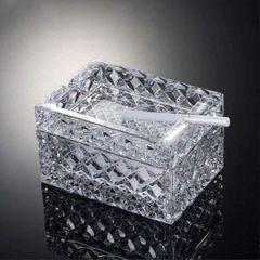 GẠT TÀN PHA LÊ KÈM HỘP ĐỰNG THUỐC LÁ 2 NGĂN 12CM