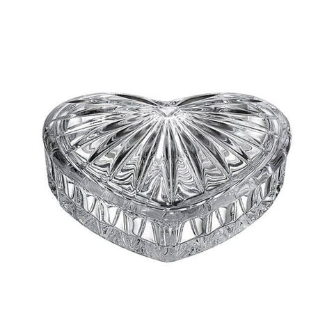 HỘP ĐỰNG TRANG SỨC PHA LÊ HÌNH TRÁI TIM CRYSTAL 11CM