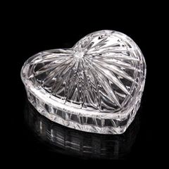 HỘP ĐỰNG TRANG SỨC PHA LÊ HÌNH TRÁI TIM CRYSTAL 11CM