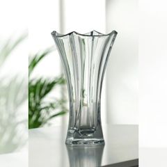 LỌ HOA PHA LÊ HÌNH BÓ MẠ VUÔNG TRƠN 30CM