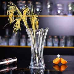 LỌ HOA PHA LÊ HÌNH BÓ MẠ VUÔNG TRƠN 35CM