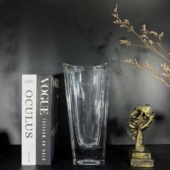 LỌ HOA PHA LÊ CHỮ NHẬT TRƠN 30CM
