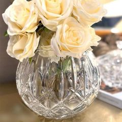 LỌ HOA PHA LÊ HÌNH CẦU SHEFFIELD 17.5CM CRYSTAL