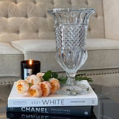 LỌ HOA PHA LÊ ALEXANDRIA ĐẾ TRÒN CÁNH HOA 30CM CRYSTAL