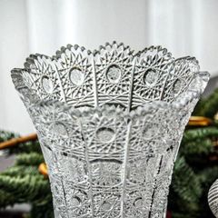 LỌ HOA PHA LÊ CHÂN ĐẾ TRÒN 30.5CM
