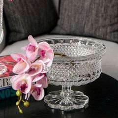 MÂM BỒNG PHA LÊ ALEXANDRIA CHÂN ĐẾ HOA 25CM