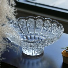 MÂM BỒNG PHA LÊ 25CM CRYSTAL