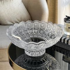 MÂM BỒNG PHA LÊ 25CM CRYSTAL