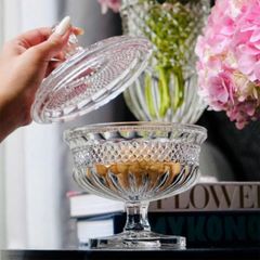 THỐ PHA LÊ ALEXANDRIA CHÂN ĐẾ CÁNH HOA 15CM