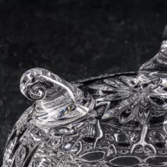 TÔ PHA LÊ 3 CHÂN 12.5CM CRYSTAL