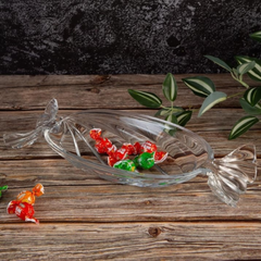 ĐĨA PHA LÊ SÂU LÒNG CANDY 34.5CM – BOHEMIA CRYSTAL