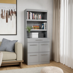 TỦ TRƯNG BÀY HENDERSON MÀU XÁM