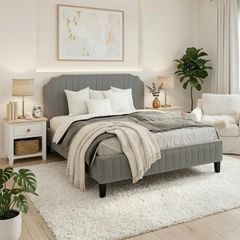 BỘ PHÒNG NGỦ JASMINE MÀU XÁM 1.6 2 TÁP