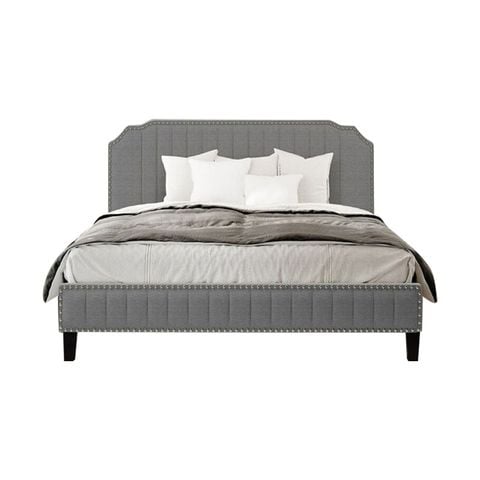 GIƯỜNG NGỦ JASMINE MÀU XÁM 1.6