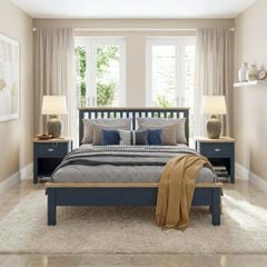 BỘ PHÒNG NGỦ HIGHGATE MÀU XÁM XANH 1.6 2 TÁP