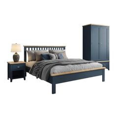 BỘ PHÒNG NGỦ HIGHGATE MÀU XÁM XANH 1.8