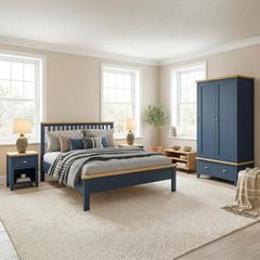 BỘ PHÒNG NGỦ HIGHGATE MÀU XÁM XANH 1.8