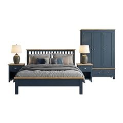 BỘ  PHÒNG NGỦ HIGHGATE MÀU XÁM XANH 1.8