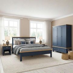 GIƯỜNG NGỦ HIGHGATE MÀU XÁM XANH 1.8