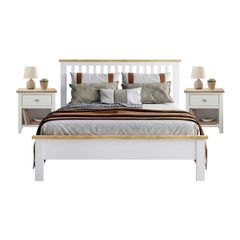 BỘ PHÒNG NGỦ HIGHGATE MÀU TRẮNG  1.8 2 TÁP