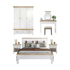 BỘ PHÒNG NGỦ HIGHGATE MÀU TRẮNG 1.6