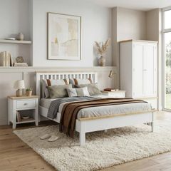 BỘ PHÒNG NGỦ HIGHGATE MÀU TRẮNG 1.8