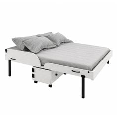 GIƯỜNG NGỦ THÔNG MINH HENDERSON XTRA BED MÀU TRẮNG KÈM NỆM