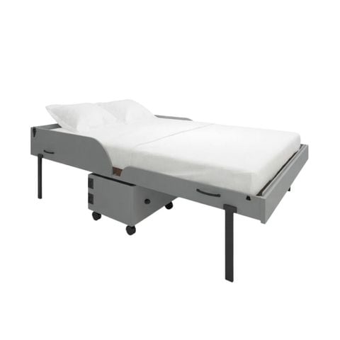 GIƯỜNG NGỦ THÔNG MINH HENDERSON XTRA BED MÀU XÁM KÈM NỆM