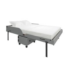 GIƯỜNG NGỦ THÔNG MINH HENDERSON XTRA BED MÀU XÁM KÈM NỆM