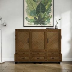 GIƯỜNG NGỦ THÔNG MINH BROOKLYN XTRA BED MÀU NÂU KÈM NỆM