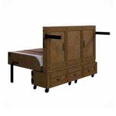 GIƯỜNG NGỦ THÔNG MINH BROOKLYN XTRA BED MÀU NÂU KÈM NỆM