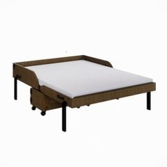 GIƯỜNG NGỦ THÔNG MINH BROOKLYN XTRA BED MÀU NÂU KÈM NỆM