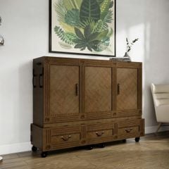 GIƯỜNG NGỦ THÔNG MINH BROOKLYN XTRA BED MÀU NÂU KÈM NỆM