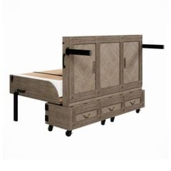 GIƯỜNG NGỦ THÔNG MINH BROOKLYN XTRA BED MÀU XÁM KÈM NỆM