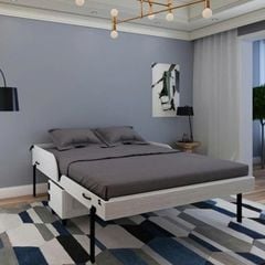 GIƯỜNG NGỦ THÔNG MINH BROOKLYN XTRA BED MÀU TRẮNG KÈM NỆM