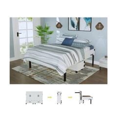GIƯỜNG NGỦ THÔNG MINH HENDERSON XTRA BED MÀU TRẮNG KÈM NỆM