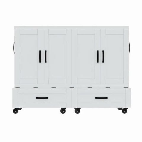 GIƯỜNG NGỦ THÔNG MINH HENDERSON XTRA BED MÀU TRẮNG KÈM NỆM