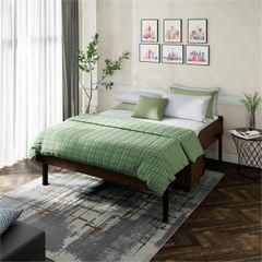 GIƯỜNG NGỦ GẤP GỌN HENDERSON XTRA BED MÀU NÂU KÈM NỆM