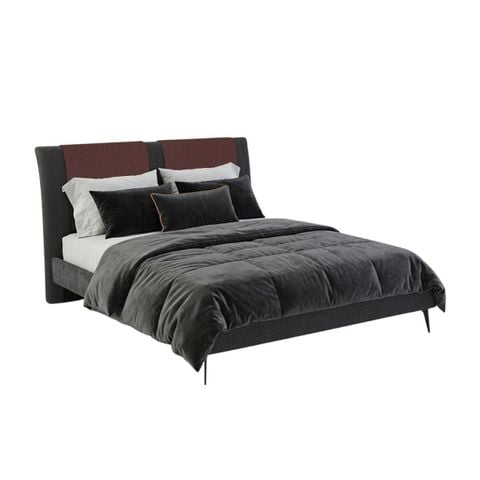 GIƯỜNG NGỦ MILANO MÀU ĐEN 1.6