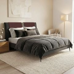 GIƯỜNG NGỦ MILANO MÀU ĐEN 1.8