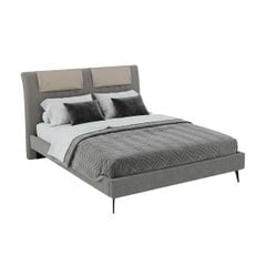 GIƯỜNG NGỦ MILANO MÀU XÁM 1.8