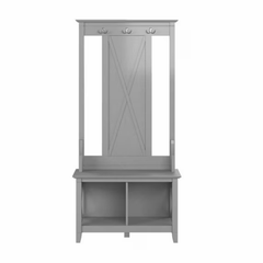 GHẾ BENCH KÈM MẮC TREO ĐỒ KEYWEST MÀU XÁM